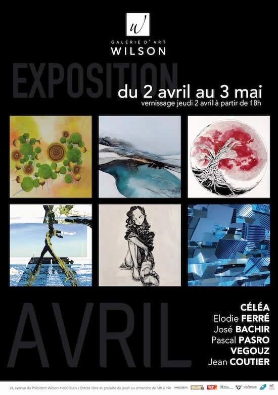 affiche exposition peinture blois avril 26